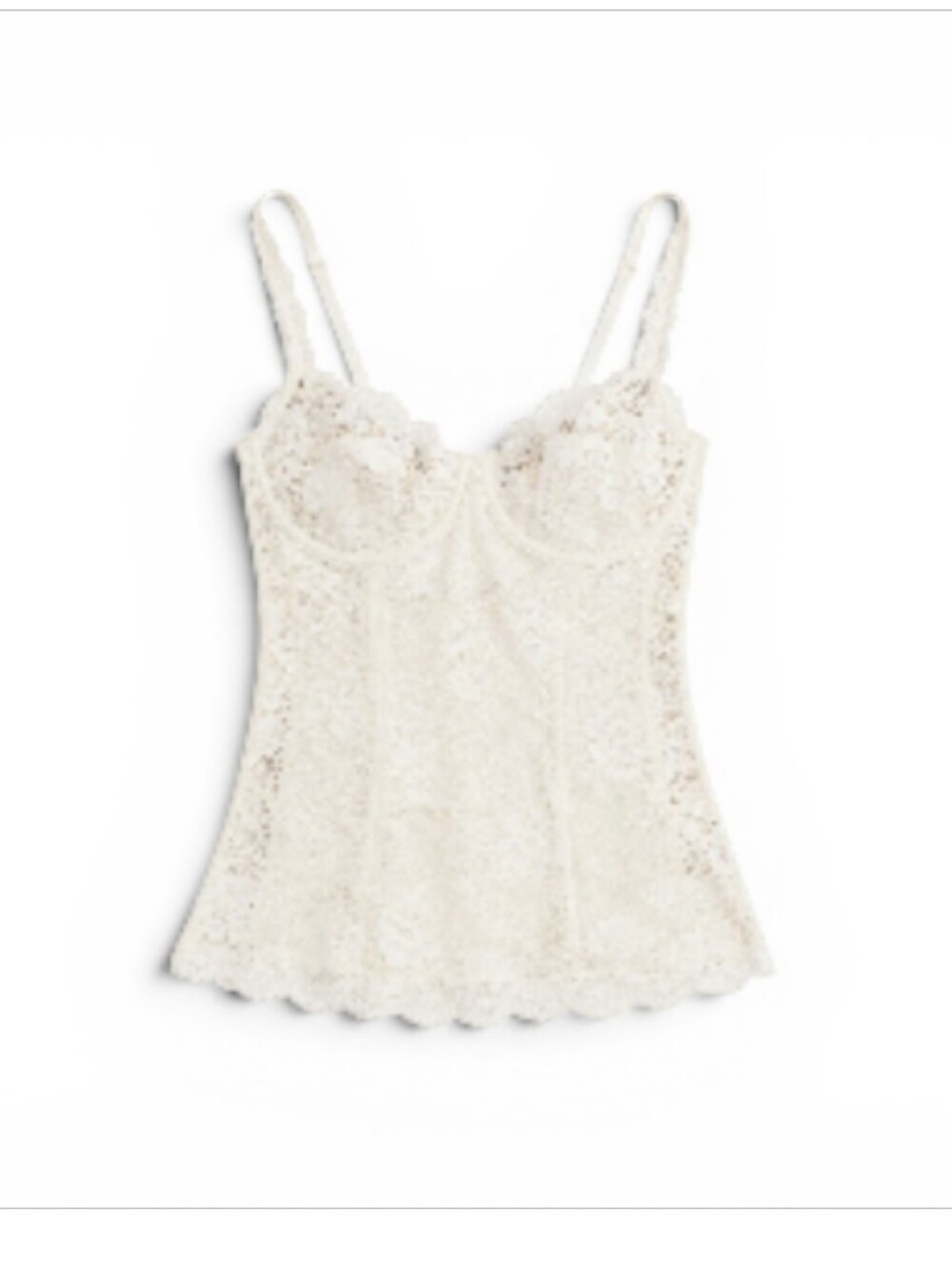 LA PERLA FLORAL LACE UNDERWIRE BUSTIER CORSET MADE IN ITALY SIZE 3